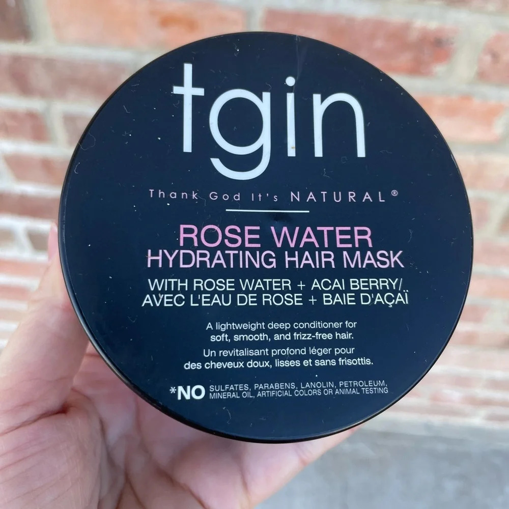 TGIN Rose Water Hydrating Hair Mask Rose Water Acai Berry
